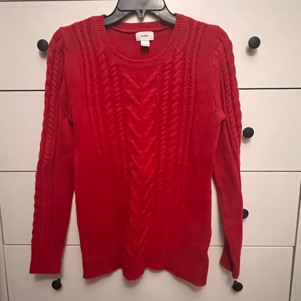 Red sweater